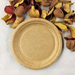 50 Assiettes Carton Kraft Nature 22 Cm 13 50 Assiettes Carton Kraft Nature 22 Cm -Vacances Vaisselle Magasin 50 assiettes carton kraft nature 22 cm 5