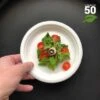 50 Assiettes Rondes 17 Cm -Vacances Vaisselle Magasin 50 assiettes rondes 17 cm biodegradables et compostables