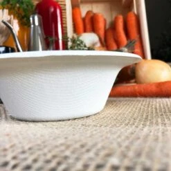 50 Bols Saladier Fibre Nature 95 Cl -Vacances Vaisselle Magasin 50 bols saladier fibre nature 95 cl 4