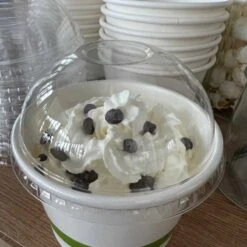 50 Couvercles Plastique Pour Pots à Glace -Vacances Vaisselle Magasin 50 couvercles plastique pour pots a glace 1