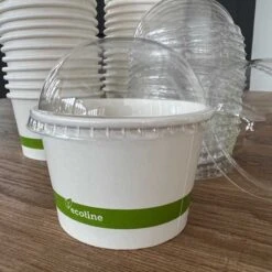 50 Couvercles Plastique Pour Pots à Glace -Vacances Vaisselle Magasin 50 couvercles plastique pour pots a glace 4