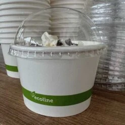 50 Couvercles Plastique Pour Pots à Glace -Vacances Vaisselle Magasin 50 couvercles plastique pour pots a glace 5
