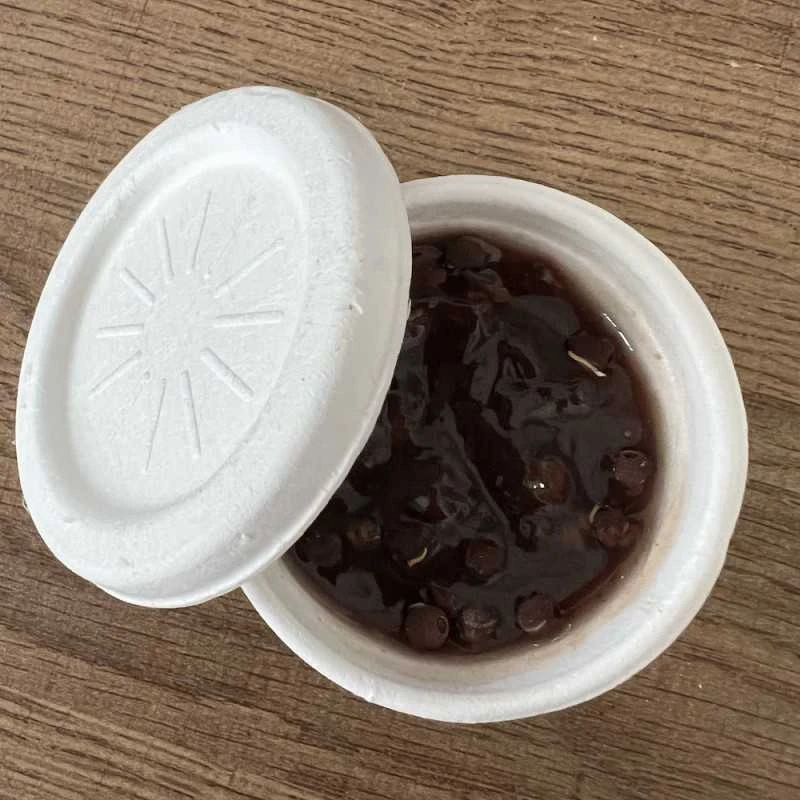 50 Couvercles Pour Saucières Fibre De Canne 6 Cl 7 50 Couvercles Pour Saucières Fibre De Canne 6 Cl – Image 5