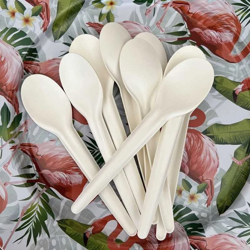 50 Cuillères Carton Blanc Nature 17 Cm 6 50 Cuillères Carton Blanc Nature 17 Cm – Image 4