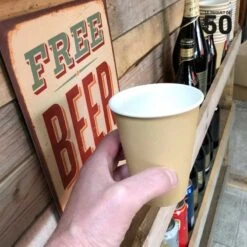 50 Gobelets Carton Esprit Kraft 35 Cl 14 50 Gobelets Carton Esprit Kraft 35 Cl -Vacances Vaisselle Magasin 50 gobelet carton esprit kraft 35 cl 1