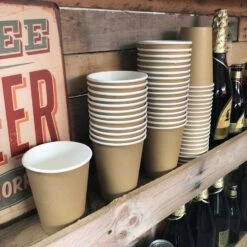 50 Gobelets Carton Esprit Kraft 35 Cl 16 50 Gobelets Carton Esprit Kraft 35 Cl -Vacances Vaisselle Magasin 50 gobelet carton esprit kraft 35 cl 3