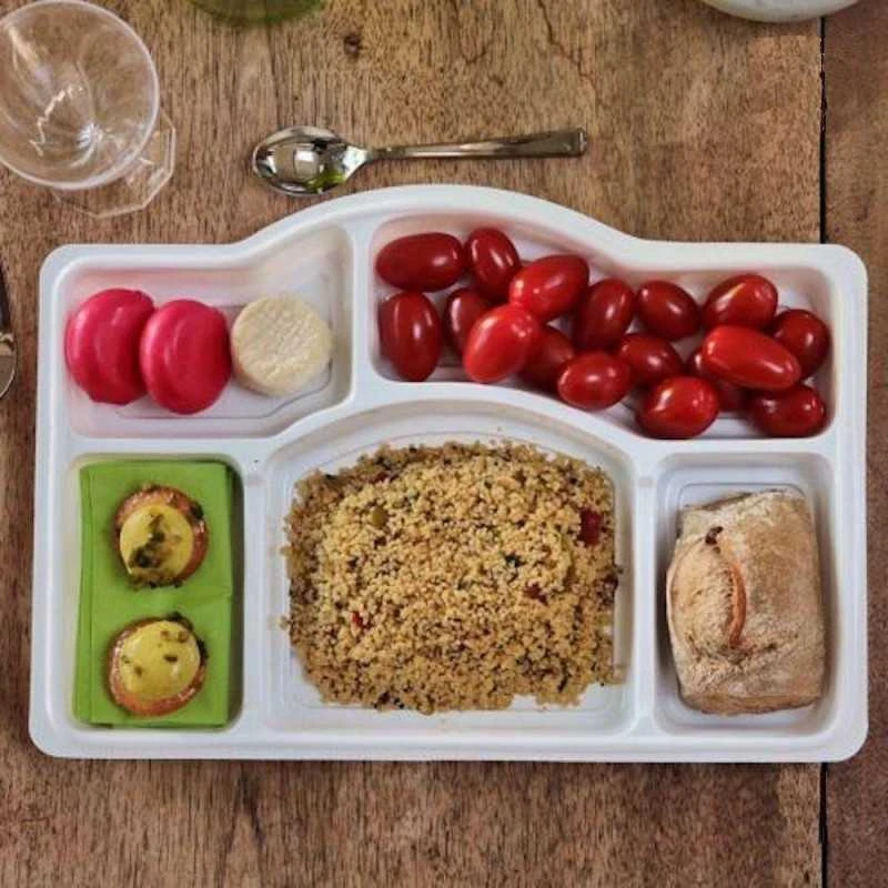 50 Plateaux Repas 5 Cases 3 50 Plateaux Repas 5 Cases