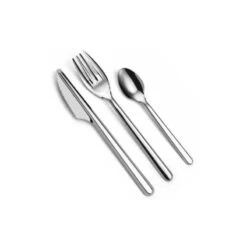 50 Sets 3 Couverts Inox Couteau Fourchette Cuillère -Vacances Vaisselle Magasin 50 sets 3 couverts inox couteau fourchette cuillere 1