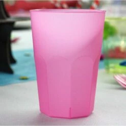 6 Verres Cocktail Plastique Réutilisable Fuchsia 42 Cl -Vacances Vaisselle Magasin 6 verres cocktail fuchsia 42cl lavables reutilisables 2