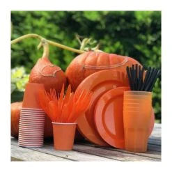 6 Verres Cocktail Plastique Réutilisable Orange 42 Cl -Vacances Vaisselle Magasin 6 verres cocktail orange 42cl lavables reutilisables 4