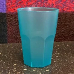 6 Verres Cocktail Plastique Réutilisable Turquoise 42 Cl -Vacances Vaisselle Magasin 6 verres cocktail turquoise 42cl lavables reutilisables 3