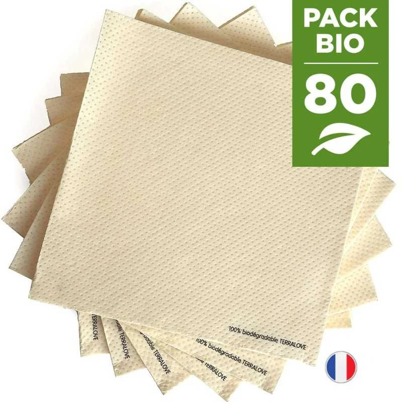 80 Serviettes Beiges 4 80 Serviettes Beiges – Image 2
