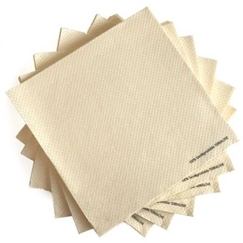 80 Serviettes Beiges 3 80 Serviettes Beiges