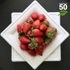 50 Assiettes Carrées Fibres Naturelles 16 Cm -Vacances Vaisselle Magasin assiette biodegradable carree 16 cm par 50 2