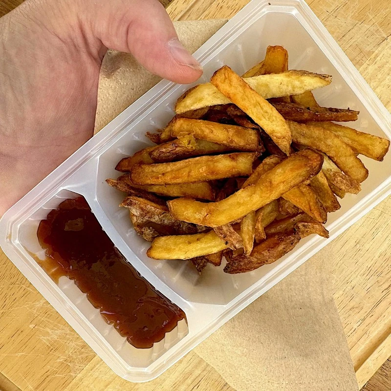 100 Barquettes à Frites 500 Gr + Compartiment 6 100 Barquettes à Frites 500 Gr + Compartiment – Image 4