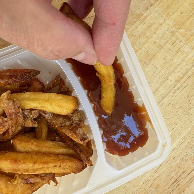 100 Barquettes à Frites 500 Gr + Compartiment 8 100 Barquettes à Frites 500 Gr + Compartiment – Image 6