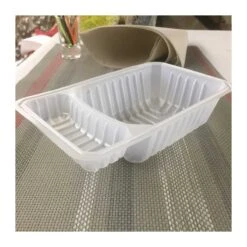 100 Barquettes à Frites 500 Gr + Compartiment 18 100 Barquettes à Frites 500 Gr + Compartiment -Vacances Vaisselle Magasin barquette charcutieres frites et sauce 500 gr 7