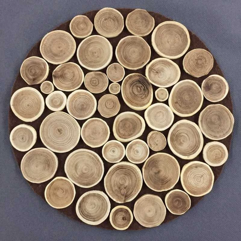 Centre De Table Déco Bois Rond 30 Cm 4 Centre De Table Déco Bois Rond 30 Cm – Image 2