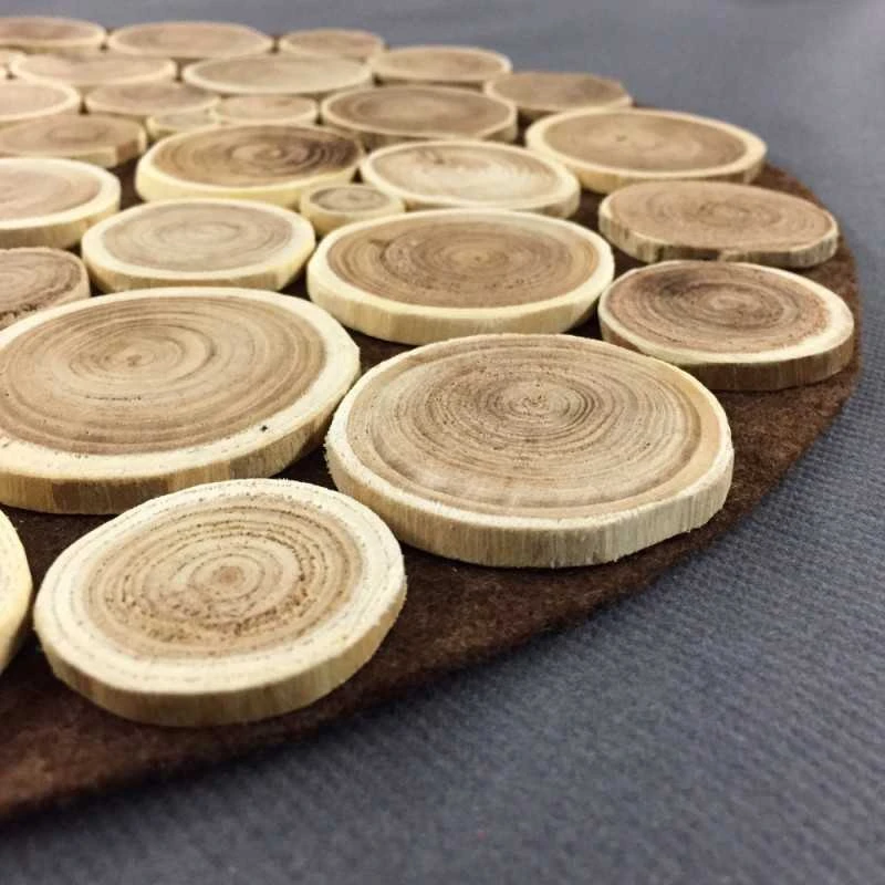 Centre De Table Déco Bois Rond 30 Cm 5 Centre De Table Déco Bois Rond 30 Cm – Image 3