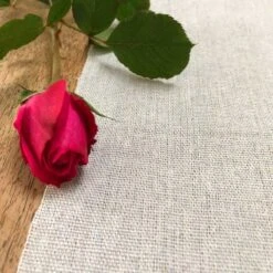 Chemin De Table 100% Lin Naturel 5 M -Vacances Vaisselle Magasin chemin de table 100 lin naturel 5 metres 4