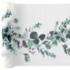 Chemin De Table Bucolique Floral Tendance Vert 3 M 2 Chemin De Table Bucolique Floral Tendance Vert 3 M -Vacances Vaisselle Magasin chemin de table bucolique floral tendance vert 3 m