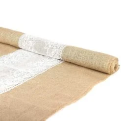 Chemin De Table Jute Et Dentelle 60 Cm X 3 M 11 Chemin De Table Jute Et Dentelle 60 Cm X 3 M -Vacances Vaisselle Magasin chemin de table jute dentelle 60 cm x 3 metres 4