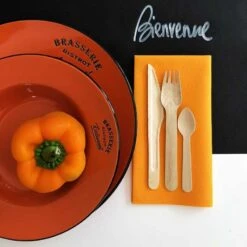 Chemin De Table Kraft Noir Inscriptible 10 M -Vacances Vaisselle Magasin chemin de table kraft noir 10 metres 3