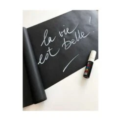 Chemin De Table Kraft Noir Inscriptible 10 M -Vacances Vaisselle Magasin chemin de table kraft noir 10 metres 9