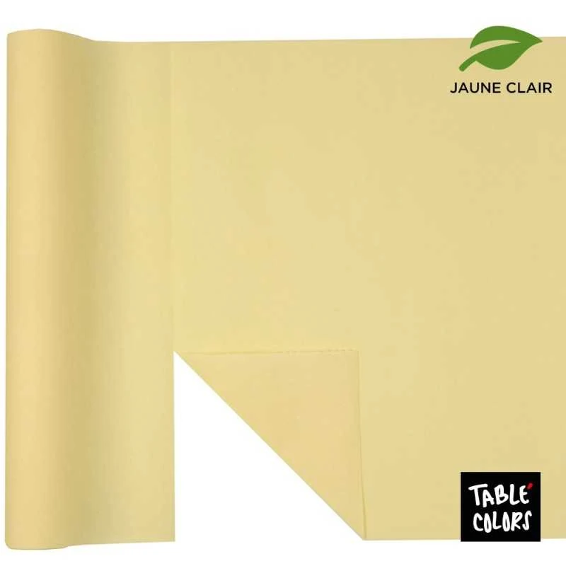 Chemin De Table Non-tissé Premium Jaune Clair 4,8 M Table'Colors 4 Chemin De Table Non-tissé Premium Jaune Clair 4,8 M Table'Colors – Image 2