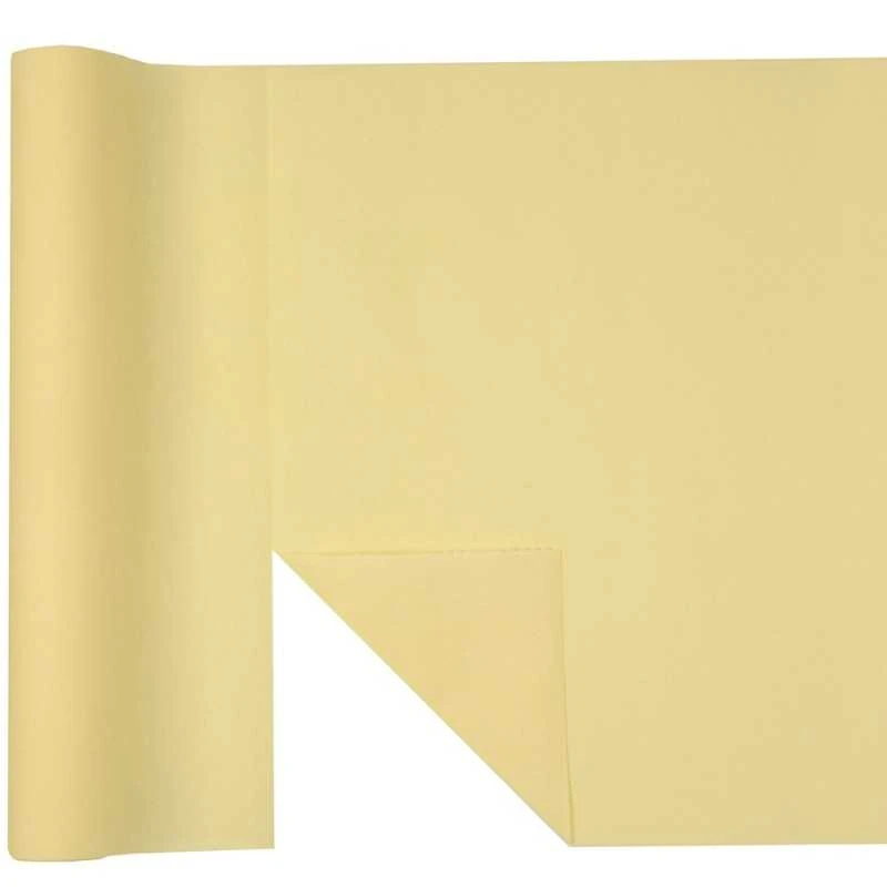 Chemin De Table Non-tissé Premium Jaune Clair 4,8 M Table'Colors 3 Chemin De Table Non-tissé Premium Jaune Clair 4,8 M Table'Colors