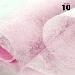 Chemin De Table Romance Intissé Rose 10 M