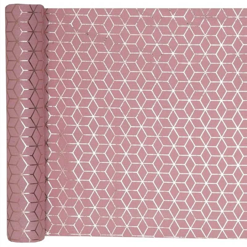 Chemin De Table Rose Gold Irisé 3 M 3 Chemin De Table Rose Gold Irisé 3 M