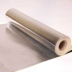 Chemin De Table Style Cuir Argent 3 M -Vacances Vaisselle Magasin chemin de table style cuir argent 3 metres 2