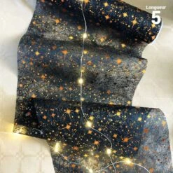 Chemins De Table Etoiles Cuivrées 5 M 7 Chemins De Table Etoiles Cuivrées 5 M -Vacances Vaisselle Magasin chemins de table etoiles cuivrees 1