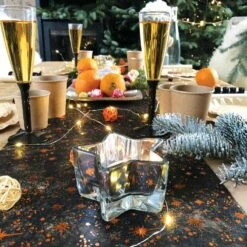 Chemins De Table Etoiles Cuivrées 5 M 9 Chemins De Table Etoiles Cuivrées 5 M -Vacances Vaisselle Magasin chemins de table etoiles cuivrees 3