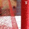 Chemin De Table Glitter Pailleté Rouge 5 M -Vacances Vaisselle Magasin chemins de table glitter paillete rouge 5 metres