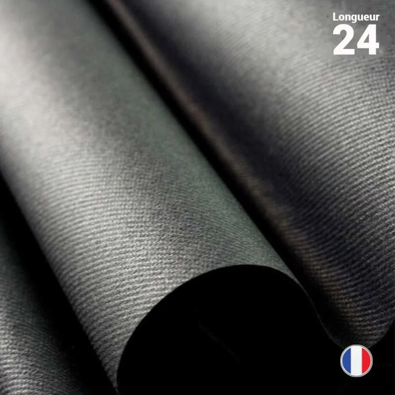 Chemins De Table En Non-tissé Noir 24 M 3 Chemins De Table En Non-tissé Noir 24 M