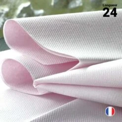 Chemins De Table Non-tissé Rose Poudre 24 M