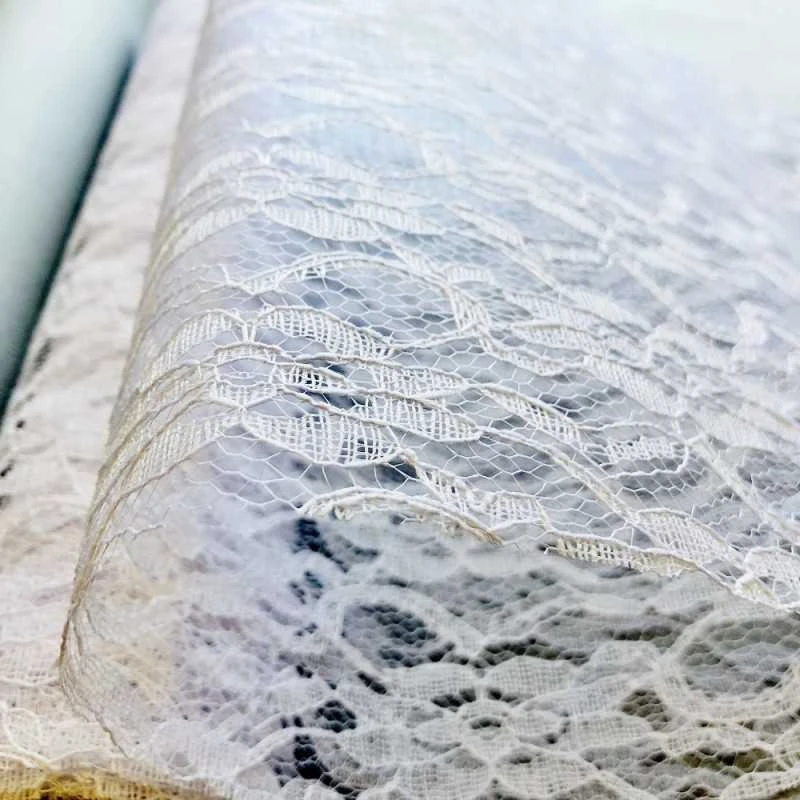 Chemin De Table Romantique Blanc 5 M 7 Chemin De Table Romantique Blanc 5 M – Image 5