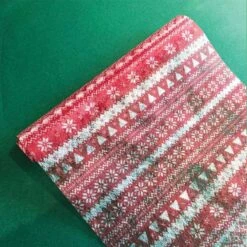 Chemins De Table Tradition Noël Rouge 5 M -Vacances Vaisselle Magasin chemins de table tradition noel rouge 5 metres 3