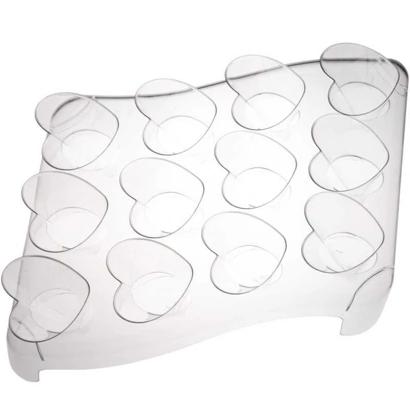 Coffret De 60 Verrines Cônes Coeur + 5 Présentoirs 5 Coffret De 60 Verrines Cônes Coeur + 5 Présentoirs – Image 3