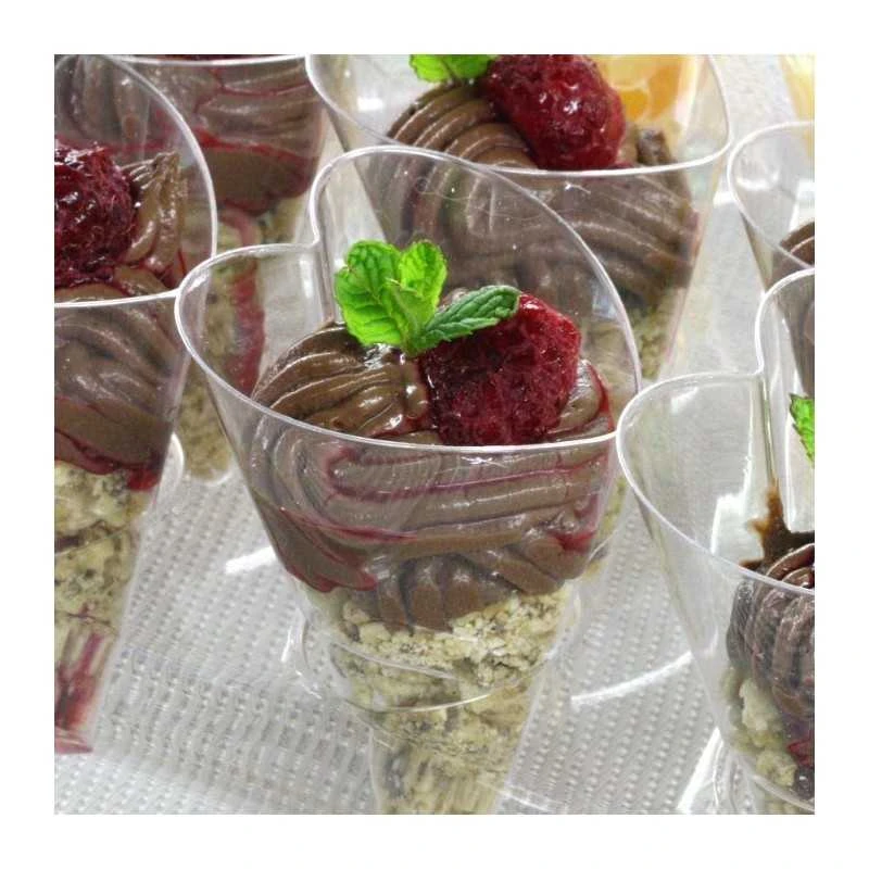 Coffret De 60 Verrines Cônes Coeur + 5 Présentoirs 8 Coffret De 60 Verrines Cônes Coeur + 5 Présentoirs – Image 6