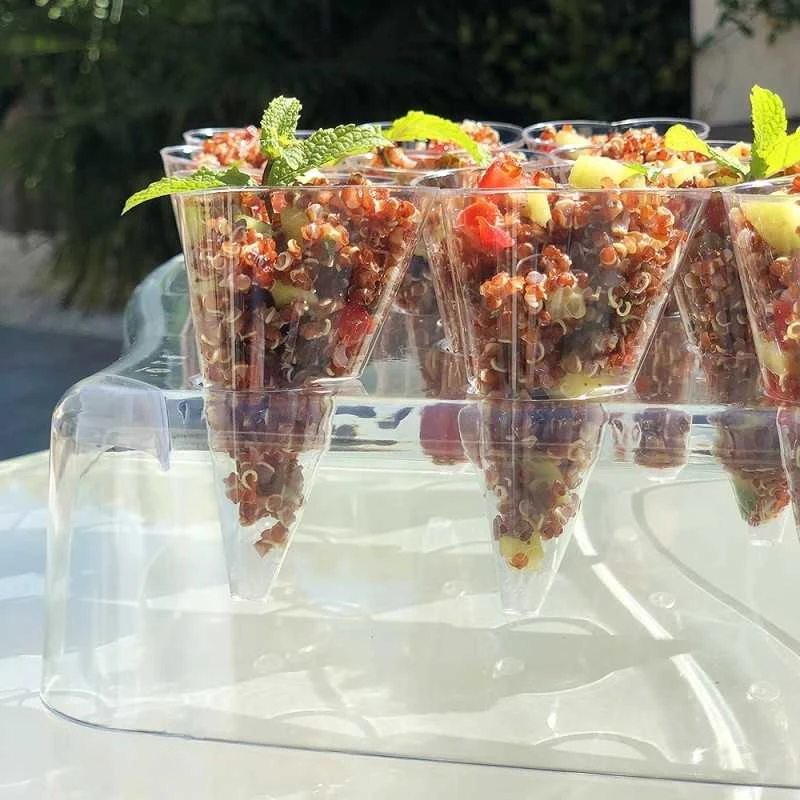 Coffret De 60 Verrines Cônes Coeur + 5 Présentoirs 11 Coffret De 60 Verrines Cônes Coeur + 5 Présentoirs – Image 9