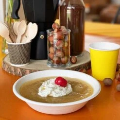 50 Coupelles Plates 46 Cl 16 50 Coupelles Plates 46 Cl -Vacances Vaisselle Magasin coupelle plate 46 cl biodegradable par 50 5