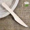 100 Couteaux Bois 17 Cm 1 100 Couteaux Bois 17 Cm -Vacances Vaisselle Magasin couteau bois 17cm biodegradable par 100