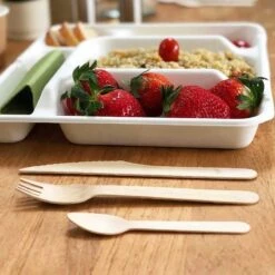 100 Couteaux Bois 17 Cm 10 100 Couteaux Bois 17 Cm -Vacances Vaisselle Magasin couteau bois 17cm biodegradable par 100 2