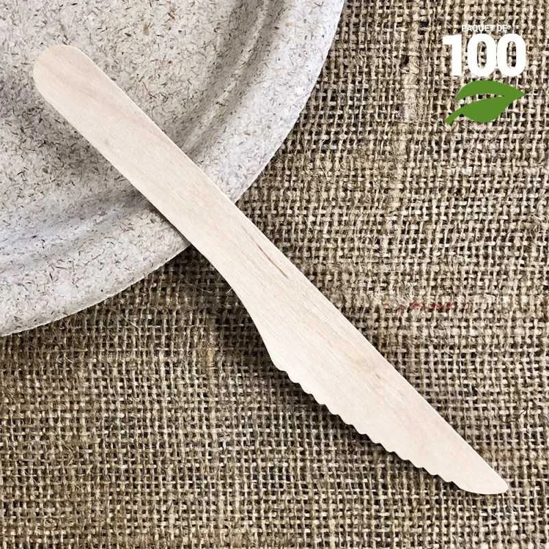 100 Couteaux Bois 17 Cm 3 100 Couteaux Bois 17 Cm