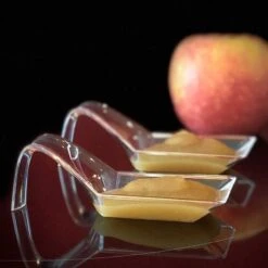 60 Cuillères Apéritive Design 3 Cl -Vacances Vaisselle Magasin cuillere aperitive plastique design transparente 3 cl 4