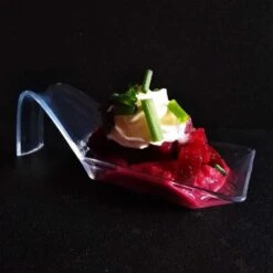 60 Cuillères Apéritive Design 3 Cl -Vacances Vaisselle Magasin cuillere aperitive plastique design transparente 3 cl 5