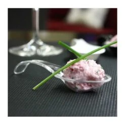 30 Cuillères Verrines Chinoises Cristal -Vacances Vaisselle Magasin cuillere verrine chinoise cristal par 30 recyclable reutilisable 1